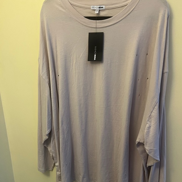 Fashion Nova Tops - Fashion Nova 2X Sand Color Miriana Too